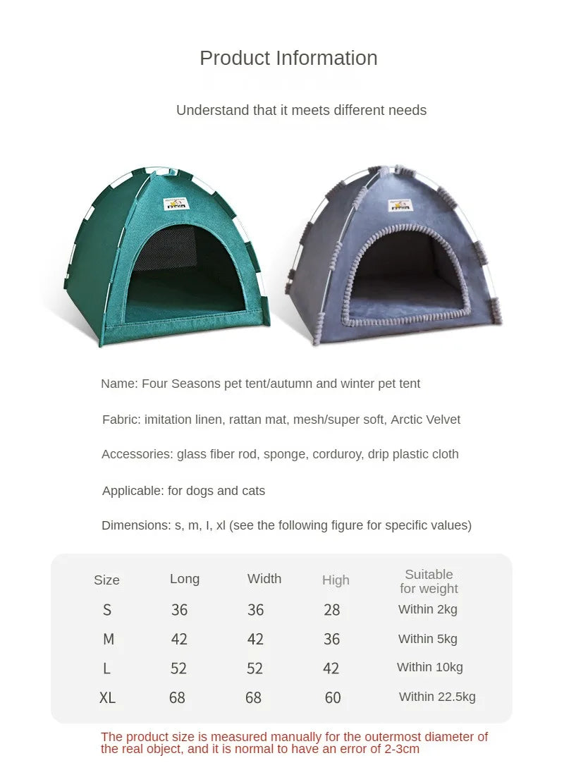 Foldable Furry's Tent House